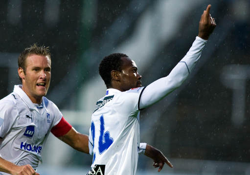 Mikael Roth, och Kevin Amuneke,Norrköping