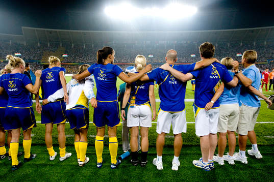 Laguppställningar, arena, workers stadium, svenska laget