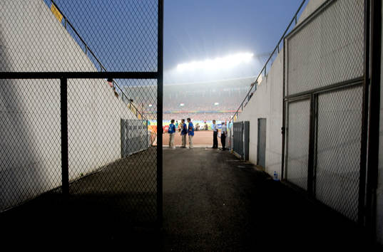 Workers stadium, ingång till arenan, entré