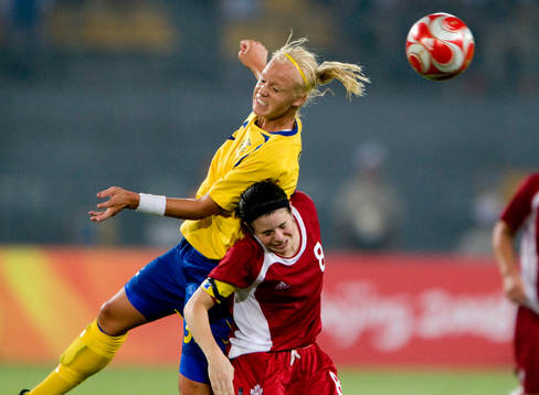Caroline Seger, Sverige och Diana Matheson, Kanada