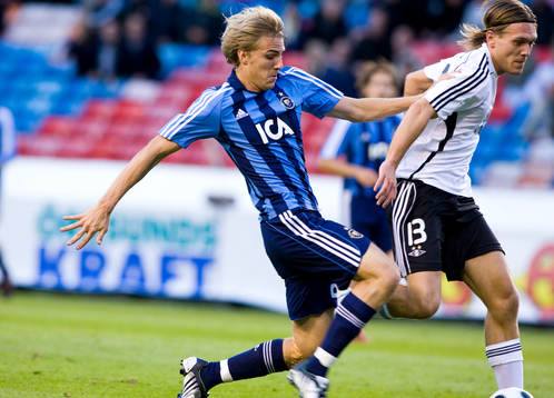 Johan Oremo,  Djurgården 1-0 och Kris Stadsgaard, Rosenborg