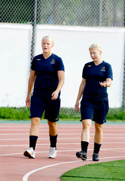 Nilla Fischer, skadad