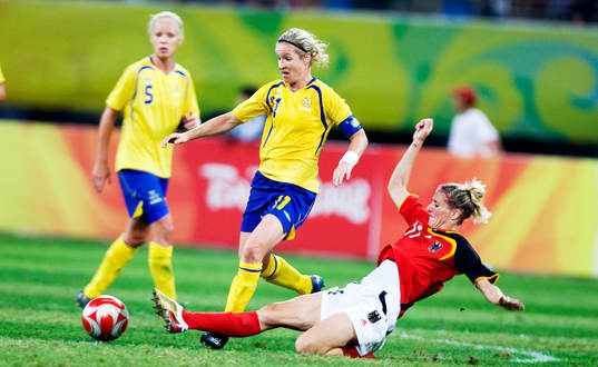 Victoria Svensson, Sverige, Anja Mittag, Tyskland