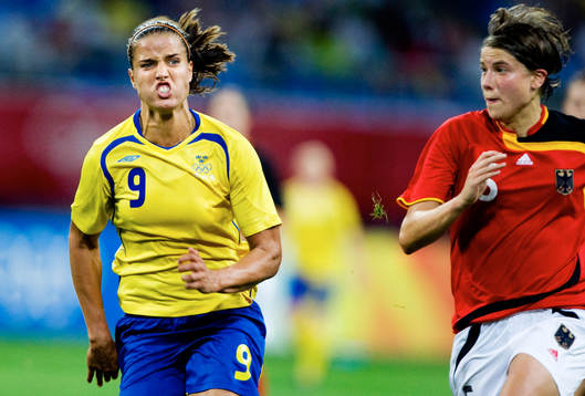 Jessica Landström, Sverige, Ariane Hingst, Tyskland