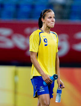 Jessica Landström, Sverige, gråter