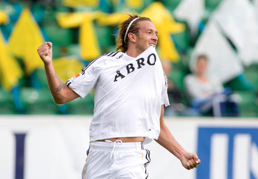 Jorge Anchén, AIK gör 1-1 (jubel)
