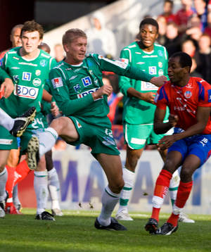 Niklas Löfgren, Ljungskile och Rene Makondele, Helsingborg