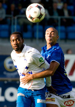 Kevin Amuneke, Norrköping och Max Fuxberg, TFF