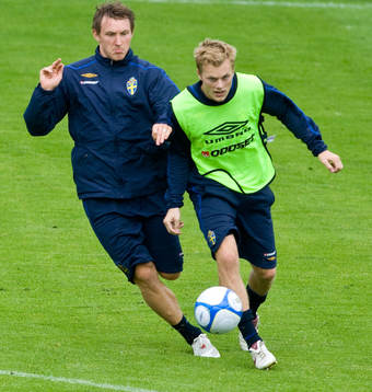 Kim Källström och Sebastian Larsson