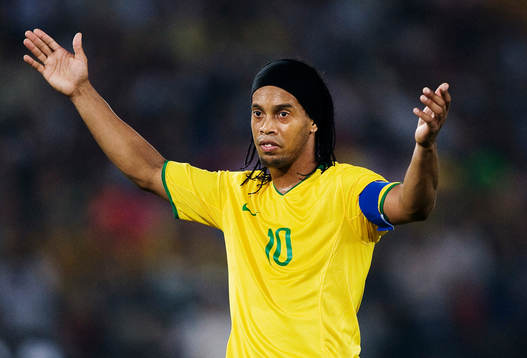Ronaldinho, Brasilien, är uppgiven