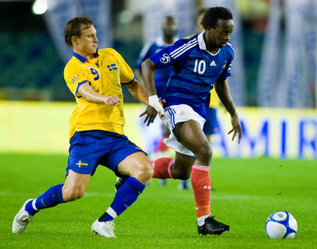 Kim Källström, Sverige. Sidney Govou, Frankrike