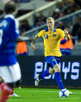 Oscar Wendt bryter fram på sin kant