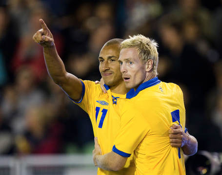 1-0, det pekar åt rätt håll Henrik Larsson och Christian