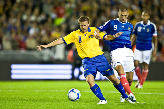 Anders Svensson och Karim Benzema