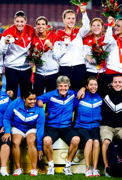 Pia Sundhage bland guldhjältar från USA