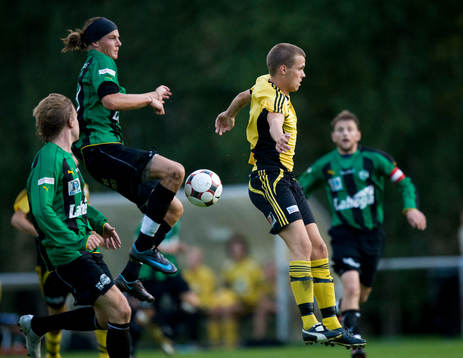 Johan Lauber missar bollen