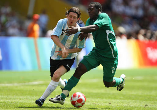 Lionel Messi och Chibuzor Okonkwo