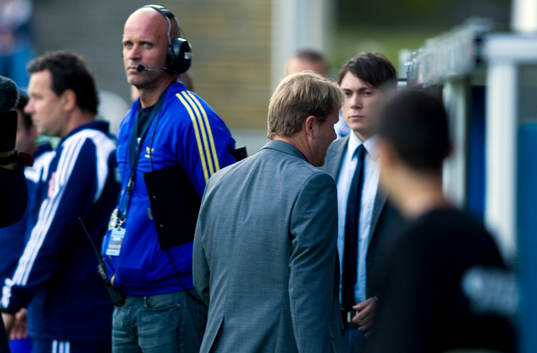 Mats Jingblad, tränare, Norrköping fick gå upp på