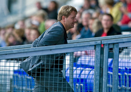 Mats Jingblad, tränare, Norrköping fick gå upp på