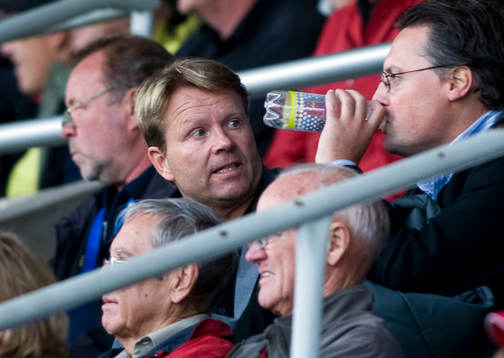 Mats Jingblad, tränare, Norrköping fick gå upp på