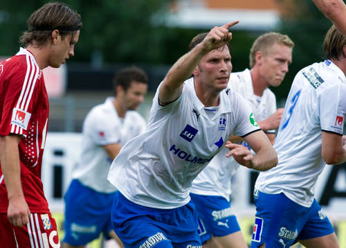 Djordje Mrdjanin, Norrköping reducerade till 1-2. Jubel