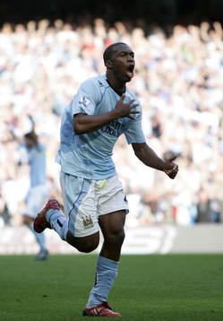 Fotboll, Premier League, engelsk, Manchester City - West