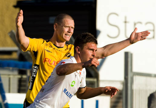 Andreas Augustsson, Elfsborg och Robin Staf, Örebro, jubel