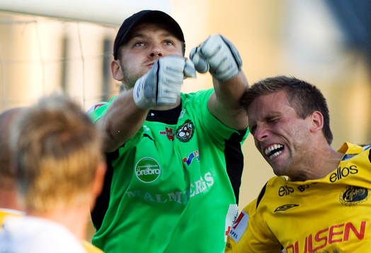 John Albåge, målvakt, Örebro och Anders Svensson,