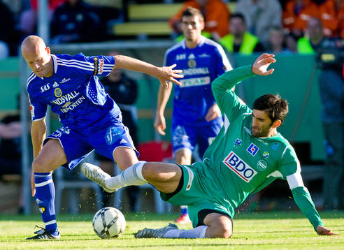 Joel Cedergren, Sundsvall. Damir Vitas, Ljungskile