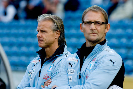 Roland Nilsson och Hans Gren, tränare
