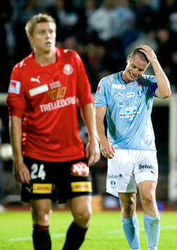 Daniel Andersson, Malmö, depp. Tungt med 1-1