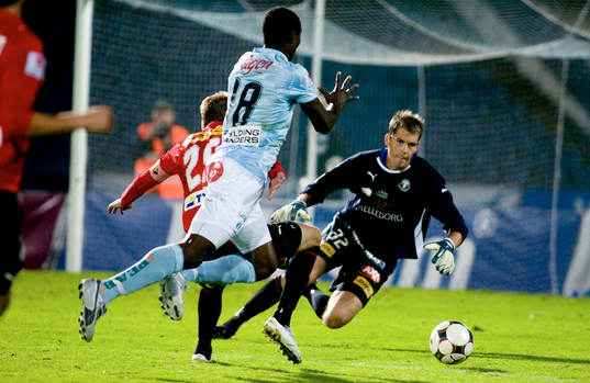 Edward Ofere, Malmö, var farlig när han kom in