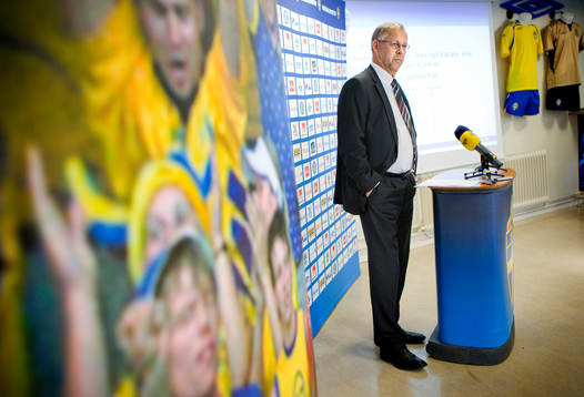 Presskonferens, Lars Lagerbäck, Förbundskapten