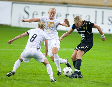 Nilla Fischer och Kristin Bengtsson