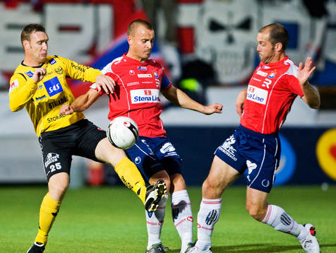 Niklas Skoog, Mjällby. Magnus Källander, Anders Prytz,