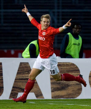 2-0, 3-målsskytten Patrik Ingelsten jubel