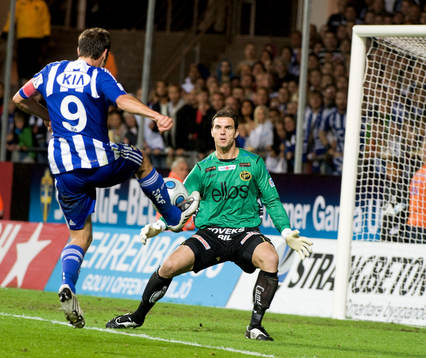 Stefan Selakovic, IFK Göteborg, spelar fram till 2-0