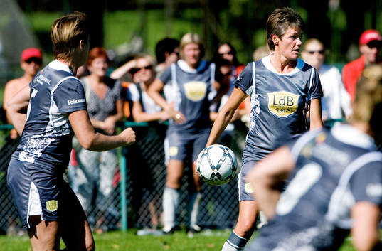 Fotboll, LDB Golden Girls - Älvsjö. Lena Videkull, LDB