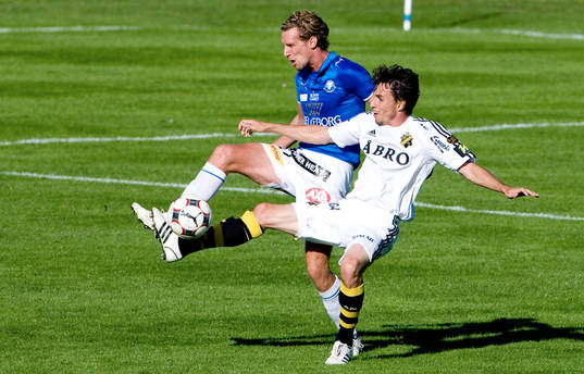 Daniel Mendes, AIK och Thommie Persson, TFF