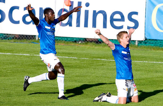 Andreas Drugge, TFF 2-0. Jubel
