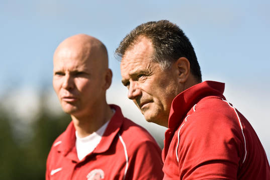 Thomas Mårtensson och Ulf Palmqvist, tränare