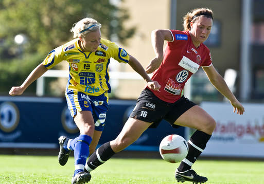 Kristin Åberg, Umeå Södra och Frida Petersson,