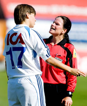 Ariane Hingst, Djurgårde, Eva Ödlund, domare
