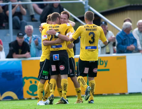 Niklas Skoog, Mjällby, jubel