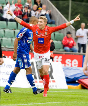 Patrik Ingelsten, jubel, Kalmar