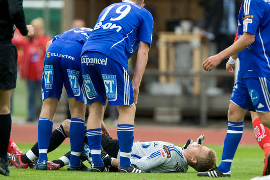 Andreas Lindberg, målvakt, Sundsvall, skada