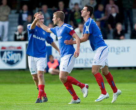 Daniel Hallingström, Haris Radetinac, Åtvidaberg, jubel