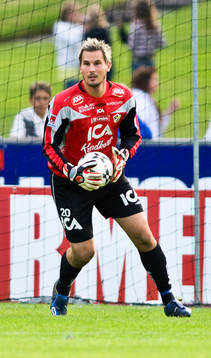 Magnus Bahne, målvakt Halmstad