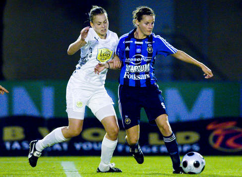 Nera Smajic, LdB Malmö och Femke Maes, Djurgården