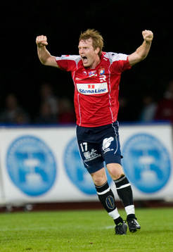 Vild Örgryte-glädje, Robin Jonsson. Jubel